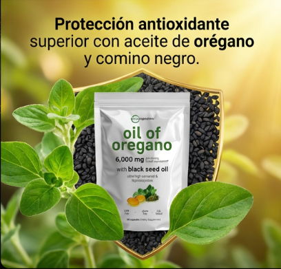 "Oil Of Oregano Tu respaldo diario, sin complicarte"
