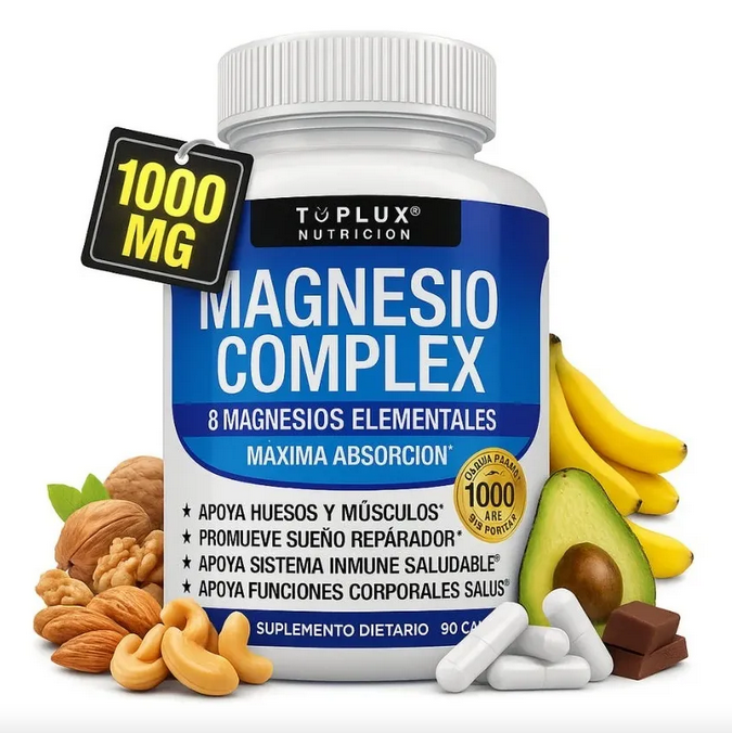 “Magnesio Poder Total: Energía, Sueño Profundo y Músculos al 100%”